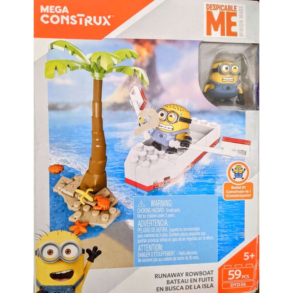Mega Construx Despicable Me Minions Runaway Rowboat